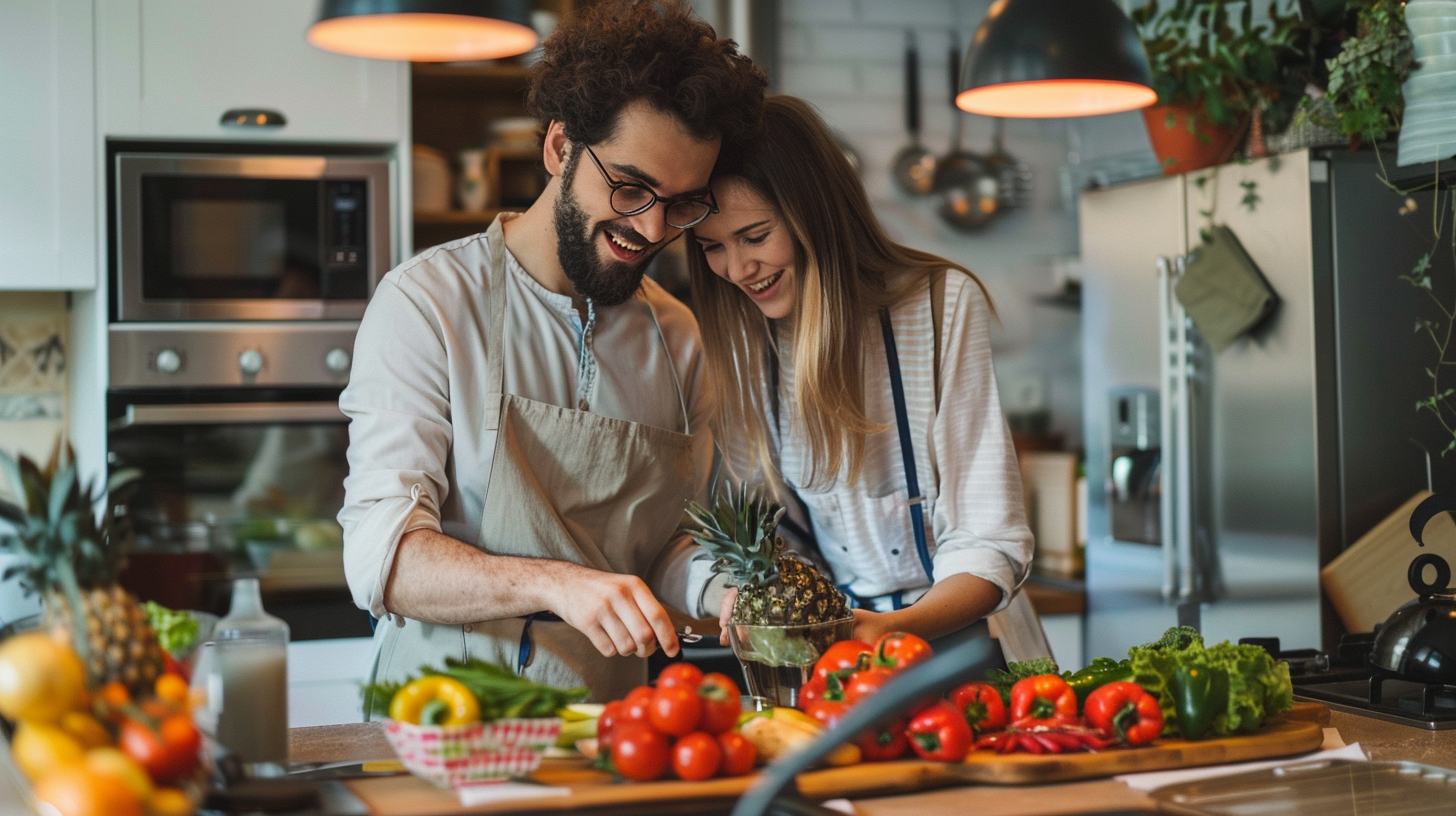 Різноманітні свіжі продукти